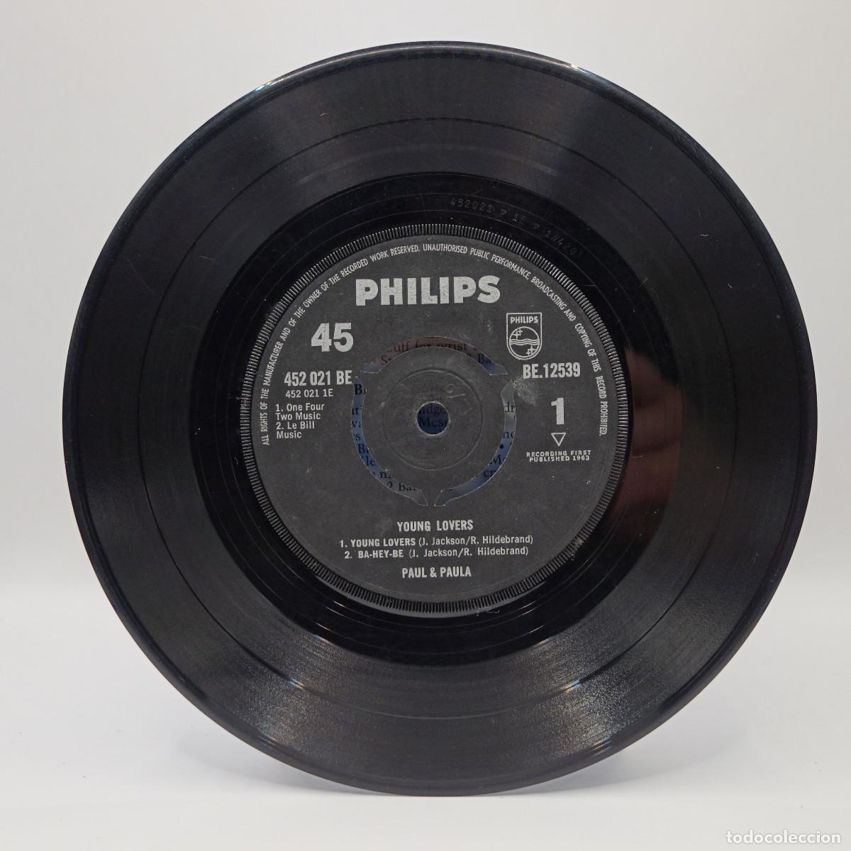 Discos de vinilo: PAUL & PAULA - YOUNG LOVERS - Foto 3