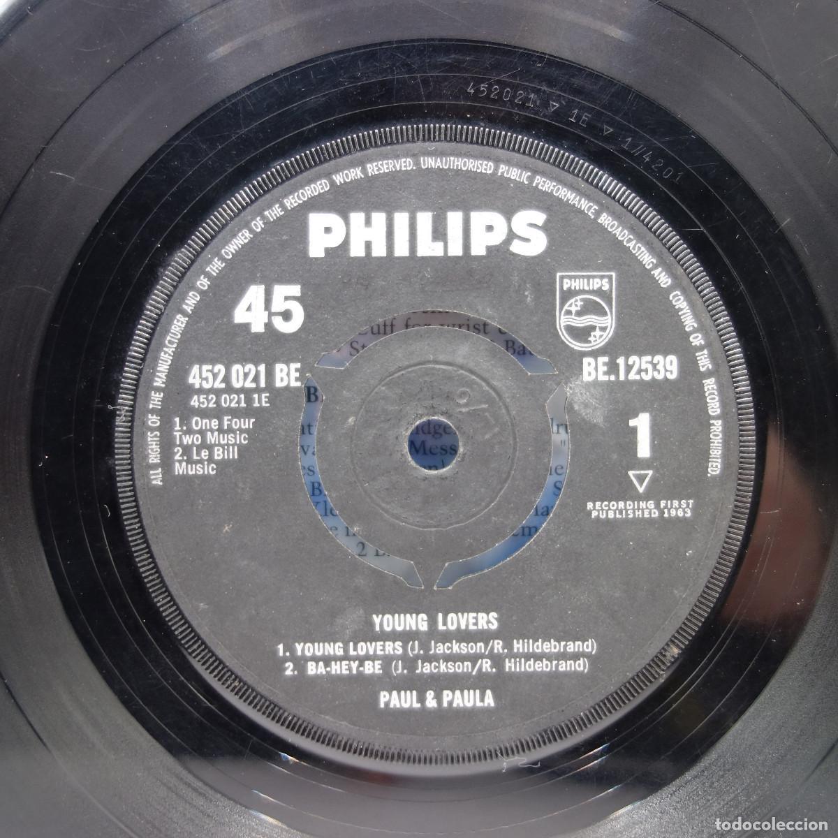 Discos de vinilo: PAUL & PAULA - YOUNG LOVERS - Foto 4