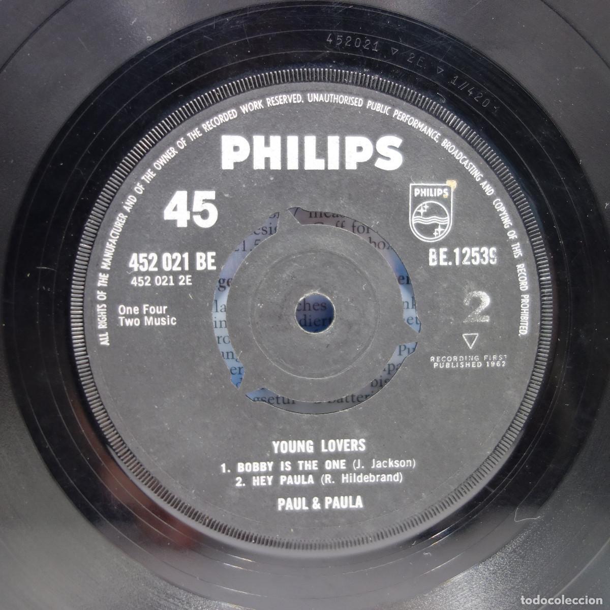 Discos de vinilo: PAUL & PAULA - YOUNG LOVERS - Foto 6