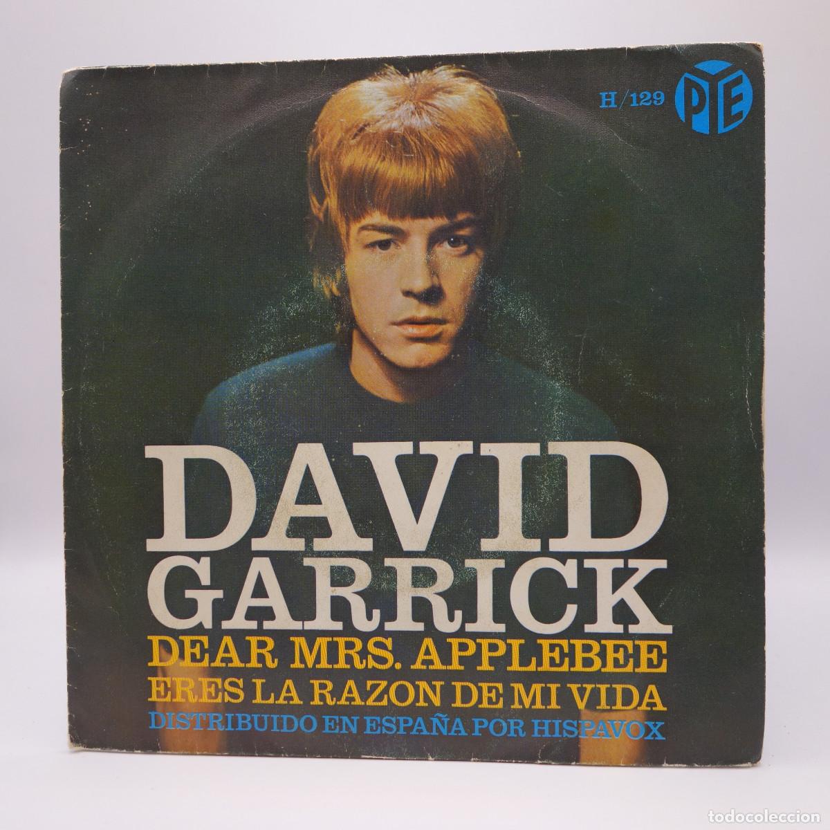 Discos de vinilo: DAVID GARRICK - DEAR MRS. APPLEBEE - Foto 1