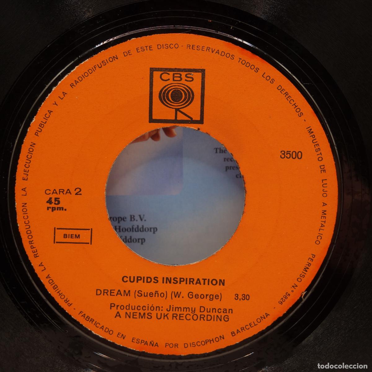Discos de vinilo: CUPIDS INSPIRATION - YESTERDAY HAS GONE - Foto 4