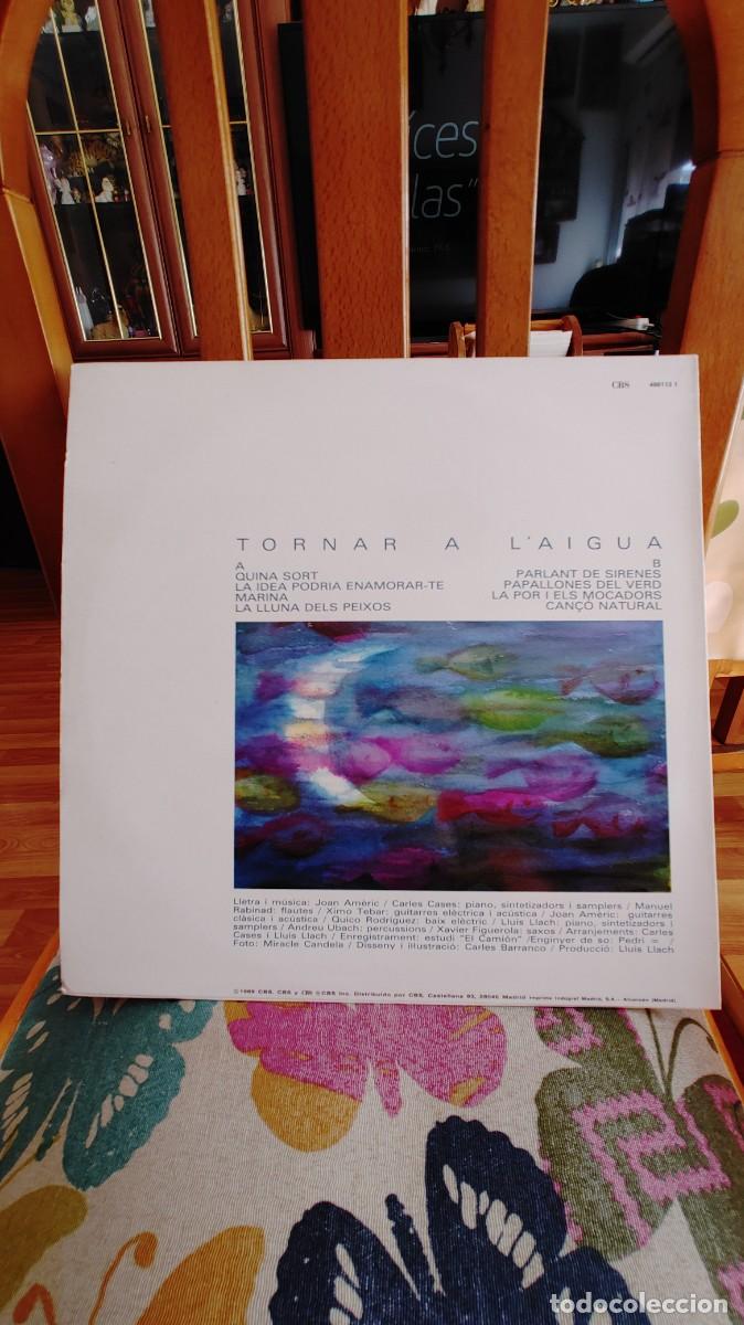 Discos de vinilo: JOAN AMERIC-LP TORNAR A LAIGUA-LETRAS NUEVO - Foto 2