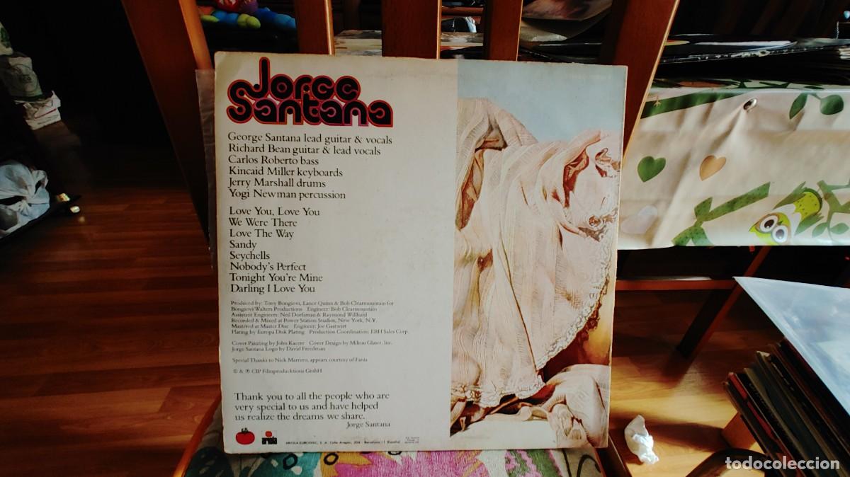 Discos de vinilo: JORGE SANTANA-LP JORGE SANTANA - Foto 2