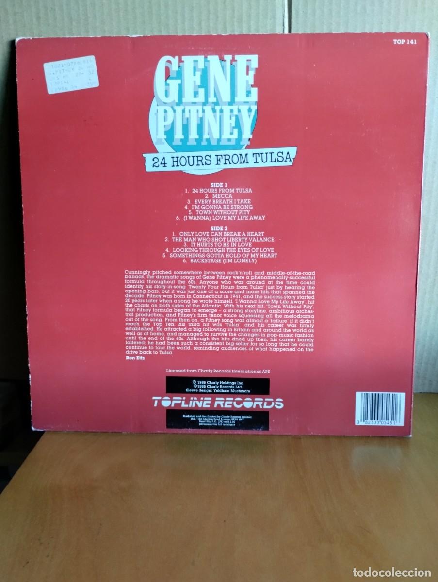 Discos de vinilo: GENE PITNEY ---- 24 HOURS FROM TULSA - Foto 2