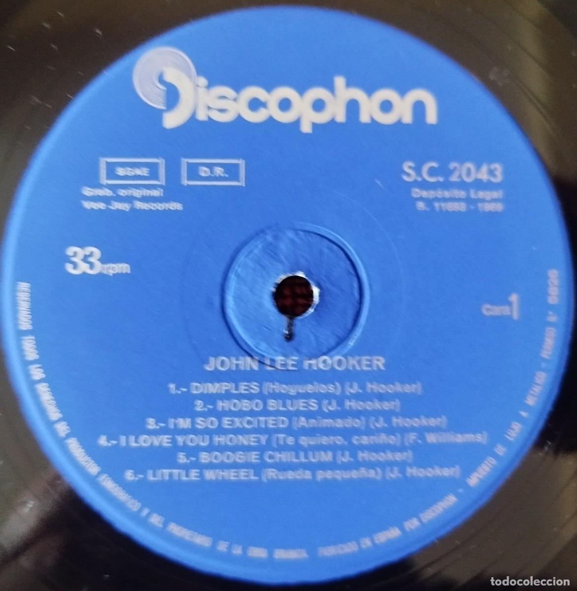 Discos de vinilo: JOHN LEE HOOKER ** Im John Lee Hooker ** VINILO LP 1969 - Foto 3