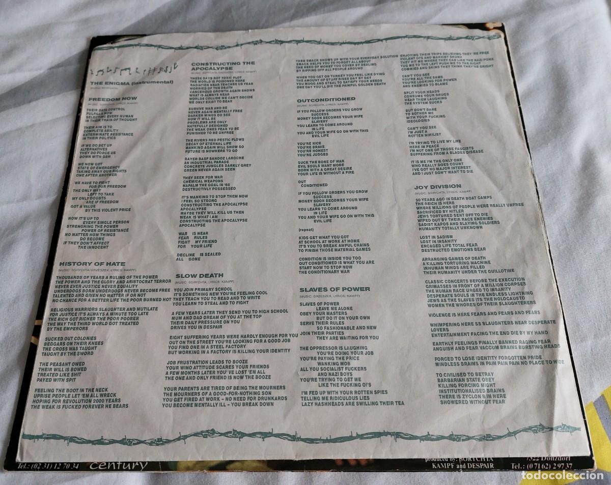 Discos de vinilo: Despair History Of Hate Vinilo Lp - Foto 3