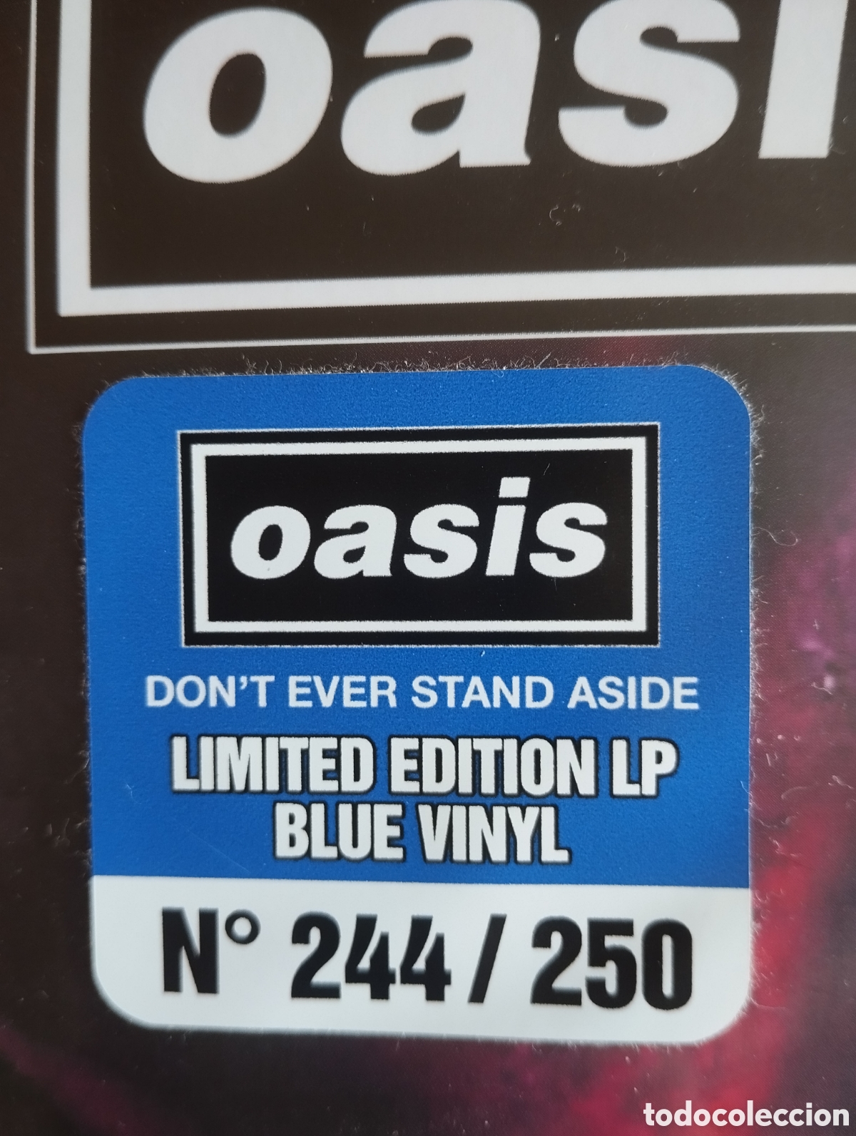 Discos de vinilo: Oasis - Dont ever stand aside - LP - Foto 2