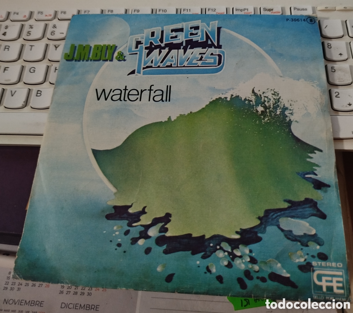Discos de vinilo: J. M. Bly & Green waves - Waterfall - Foto 1