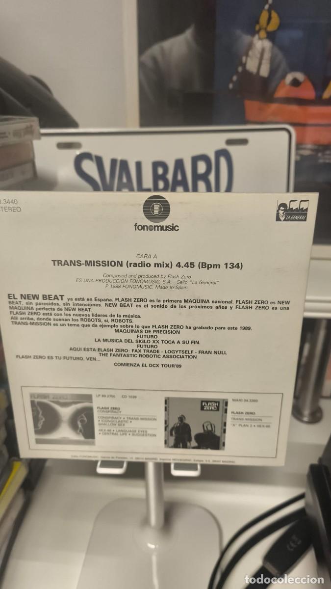 Discos de vinilo: Flash Zero - Trans-mission Mixx (7 vinilo) - Foto 2