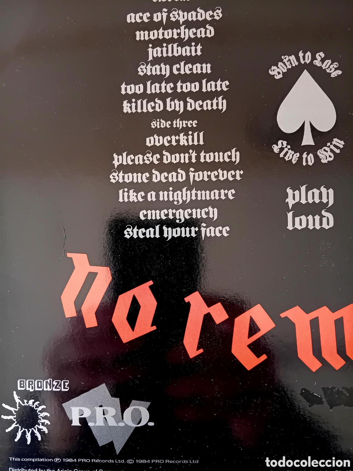 Discos de vinilo: MOTORHEAD. NO REMORSE. 1986 - Foto 4