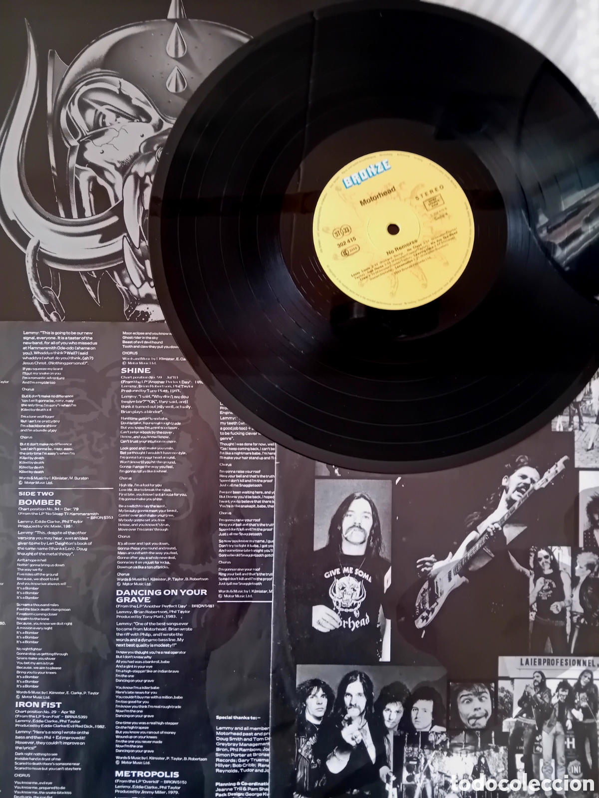 Discos de vinilo: MOTORHEAD. NO REMORSE. 1986 - Foto 5