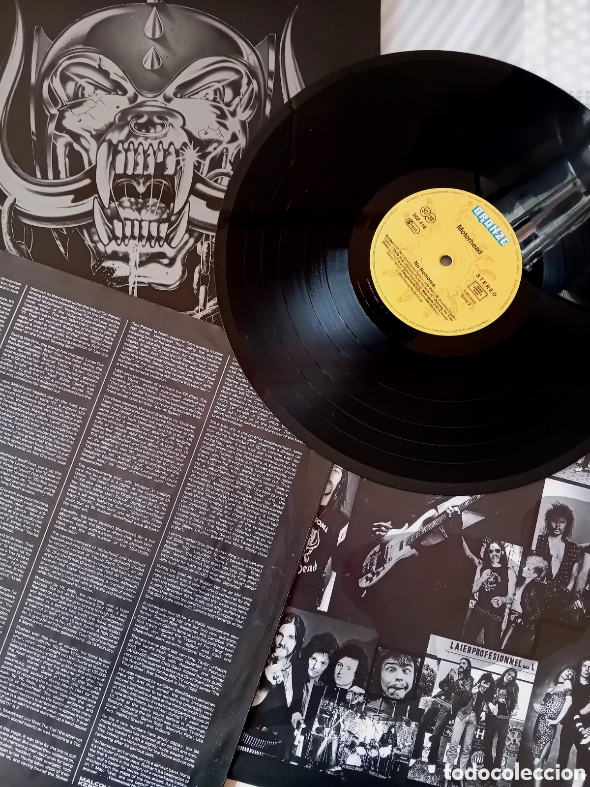 Discos de vinilo: MOTORHEAD. NO REMORSE. 1986 - Foto 6