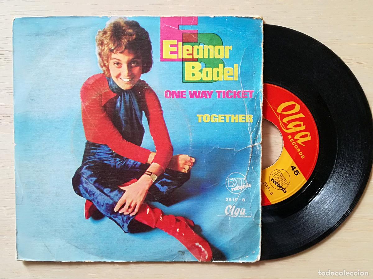Discos de vinilo: ELEANOR BODEL - ONE WAY TICKET - SINGLE OLGA EXIT RECORDS - PEDIDO MINIMO 7&euro; - Foto 1