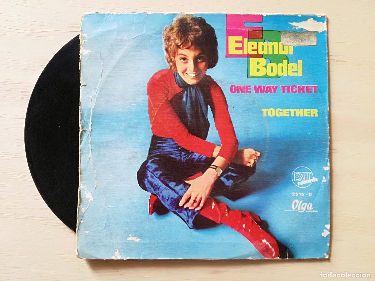 Discos de vinilo: ELEANOR BODEL - ONE WAY TICKET - SINGLE OLGA EXIT RECORDS - PEDIDO MINIMO 7&euro; - Foto 2