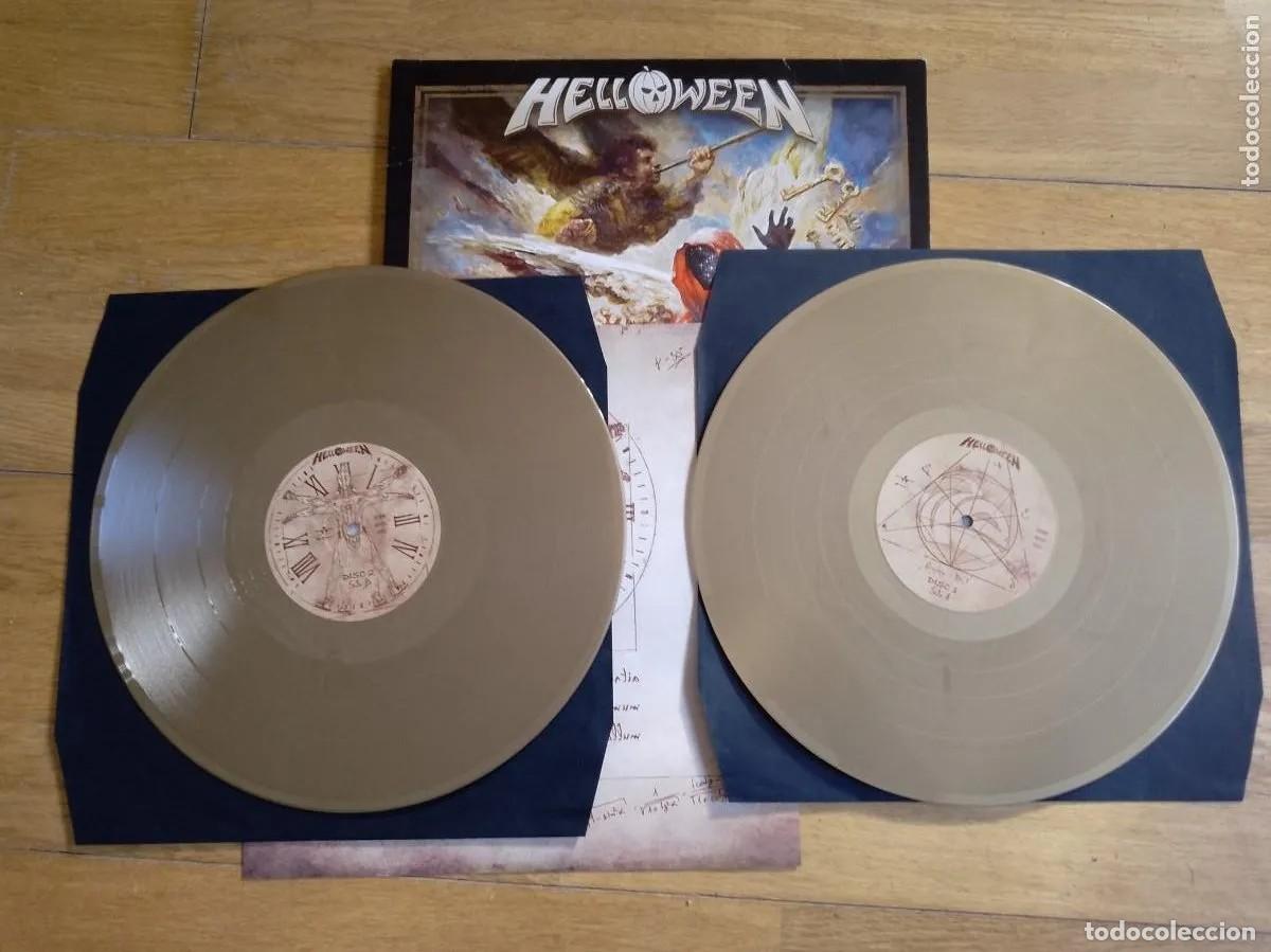 Discos de vinilo: HELLOWEEN - HELLOWEEN (LP2) EDICION LIMITADA. DISCOS COLOR ORO. - Foto 3