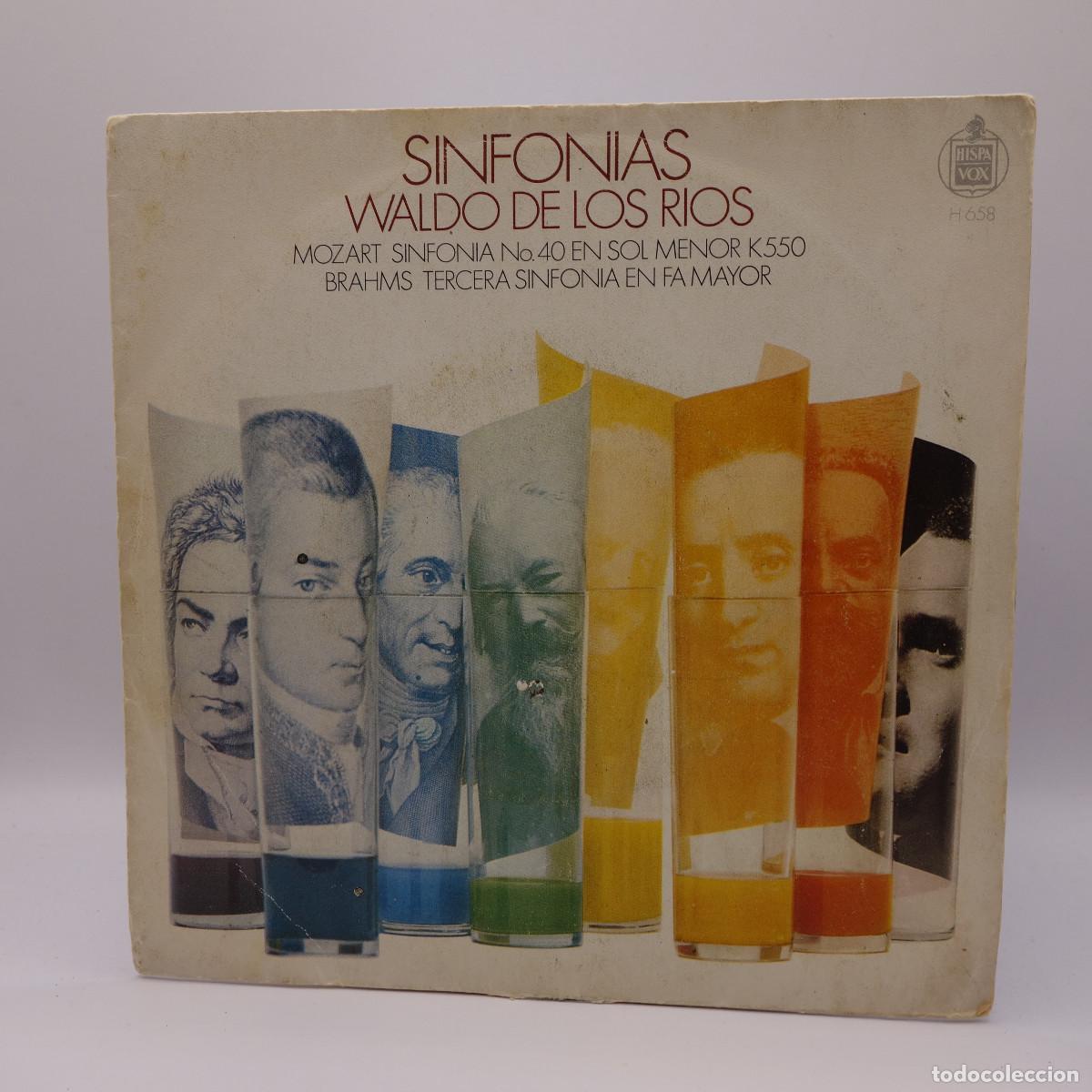 Discos de vinilo: SINFONIAS WALDO DE LOS RIOS - MOZART - BRAHMS - Foto 1