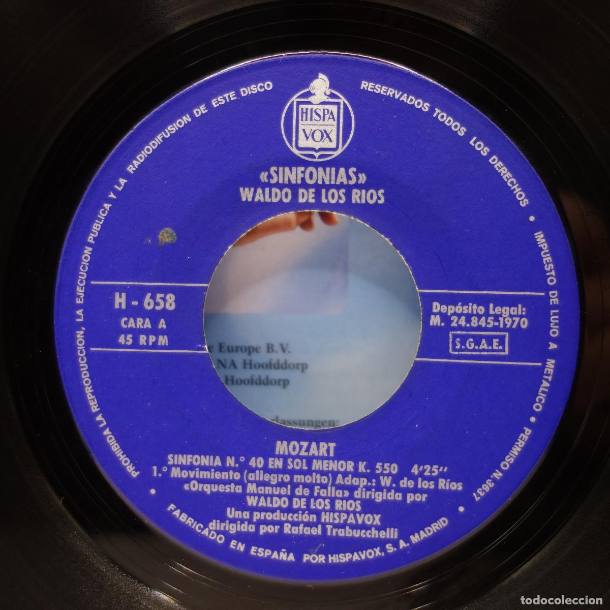 Discos de vinilo: SINFONIAS WALDO DE LOS RIOS - MOZART - BRAHMS - Foto 4