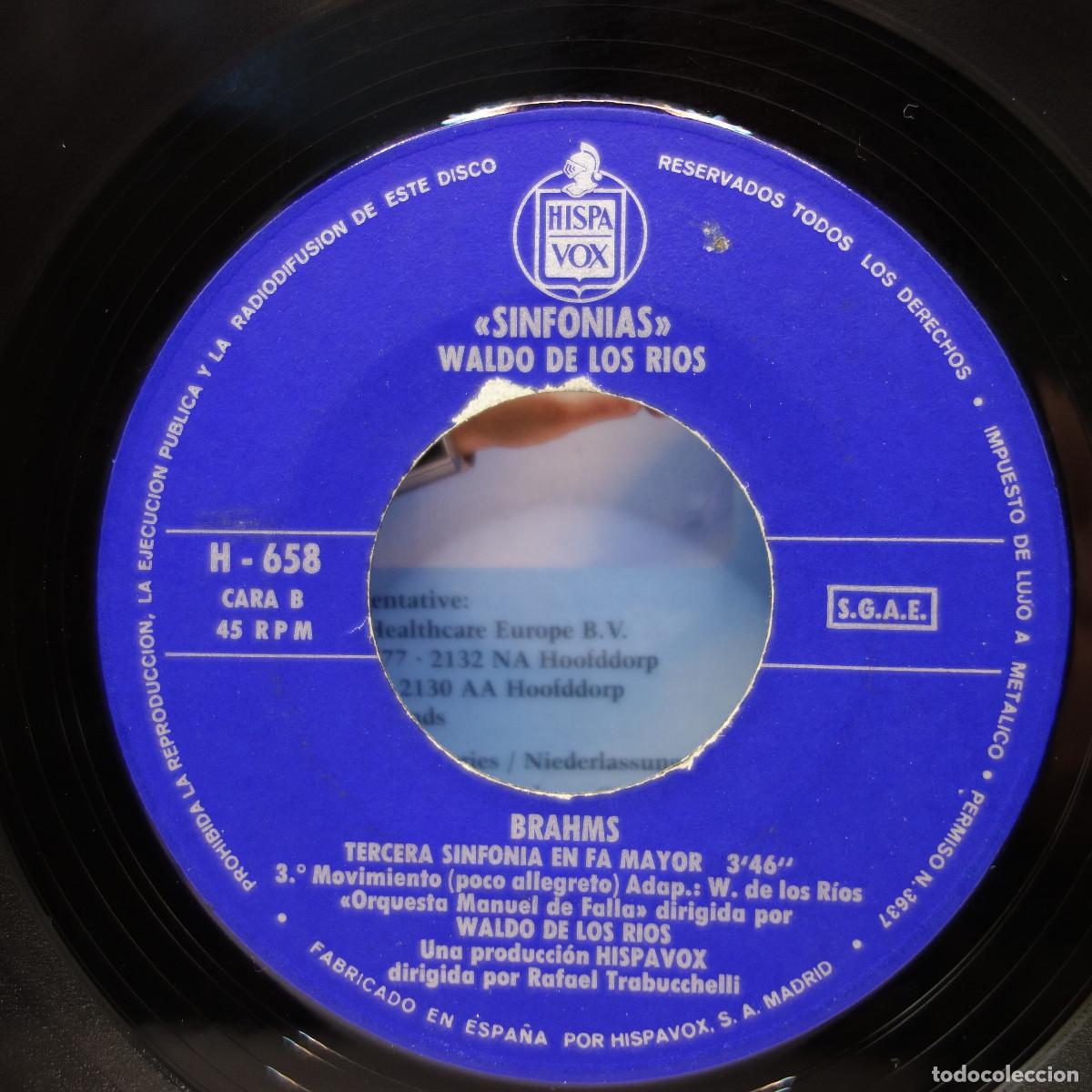 Discos de vinilo: SINFONIAS WALDO DE LOS RIOS - MOZART - BRAHMS - Foto 6