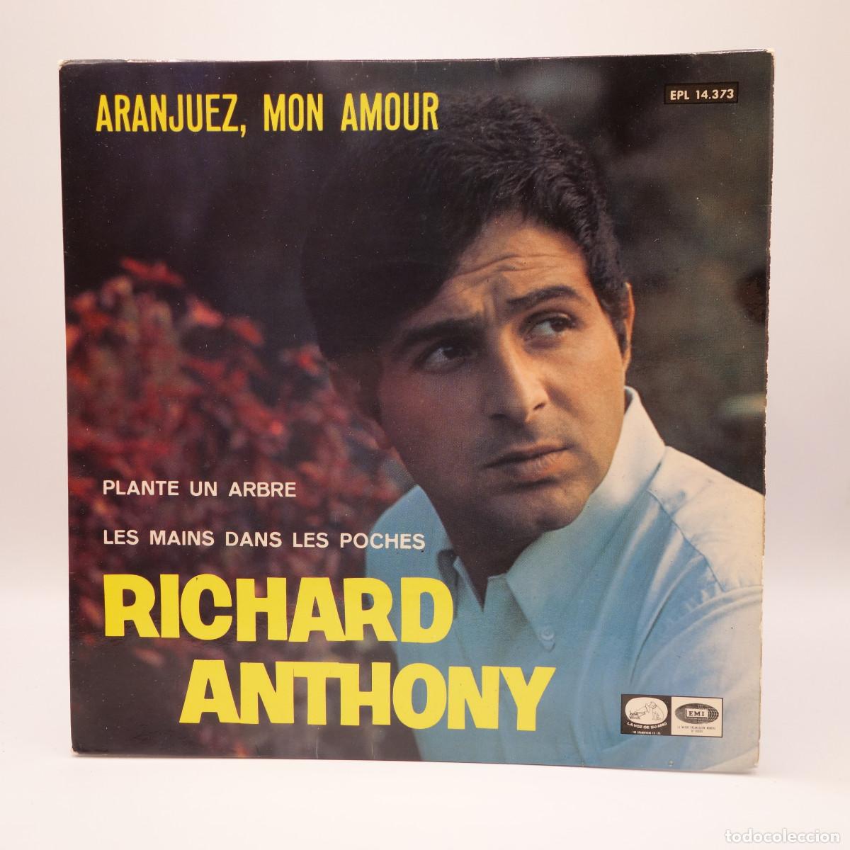Discos de vinilo: RICHARD ANTHONY - ARANJUEZ MON AMOUR - Foto 1