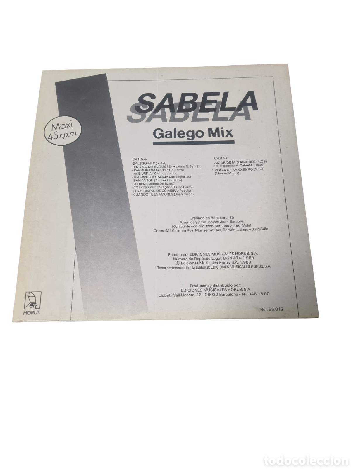 Discos de vinilo: VIN6662 sabela VINILO DE SEGUNDAMANO - Foto 2