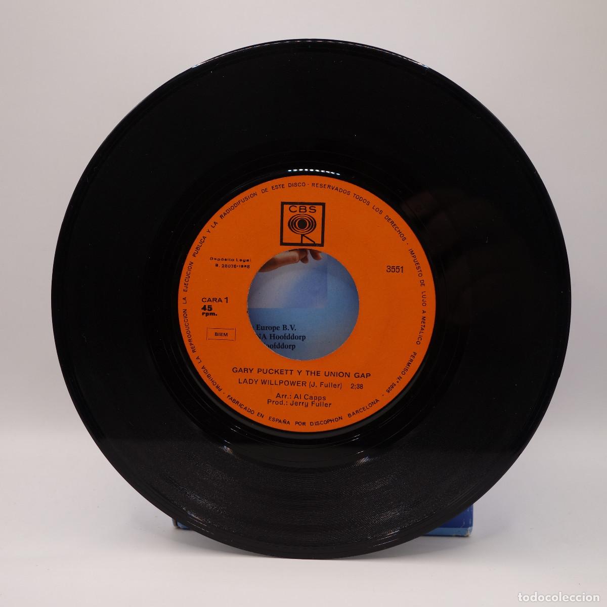 Discos de vinilo: GARY PUCKETT Y THE UNION GAP - LADY WILLPOWER - Foto 4