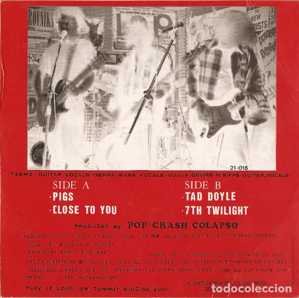 Discos de vinilo: Pop Crash Colapso &ndash; Pigs - Foto 2