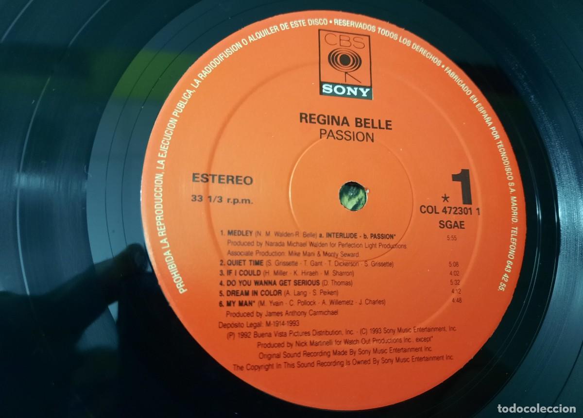 Discos de vinilo: Regina Belle - Passion - Foto 3