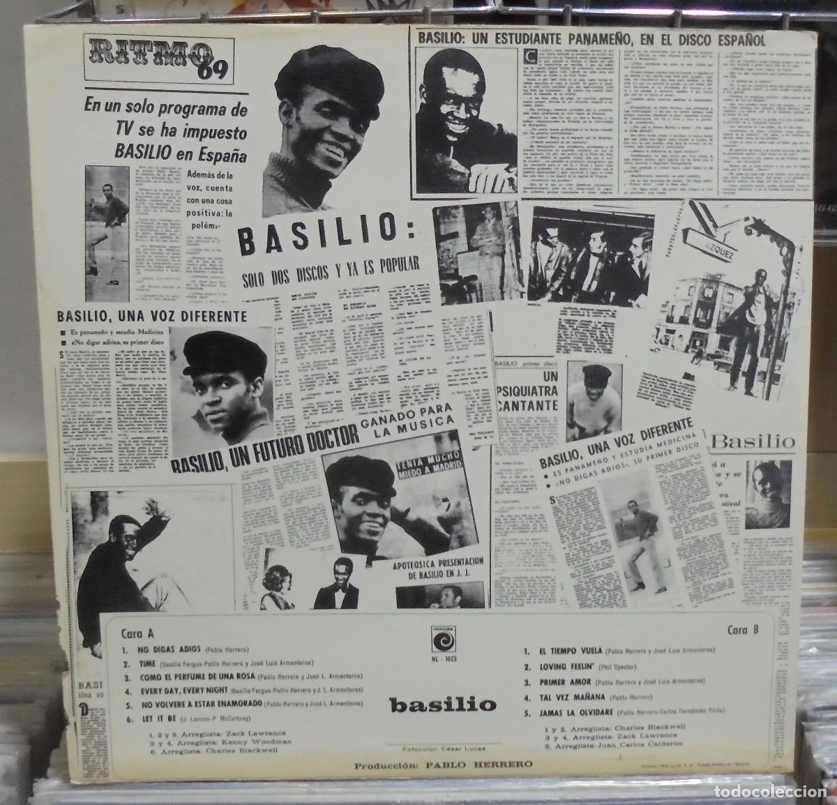 Discos de vinilo: Basilio. Novola 1970 -- LP - Foto 2