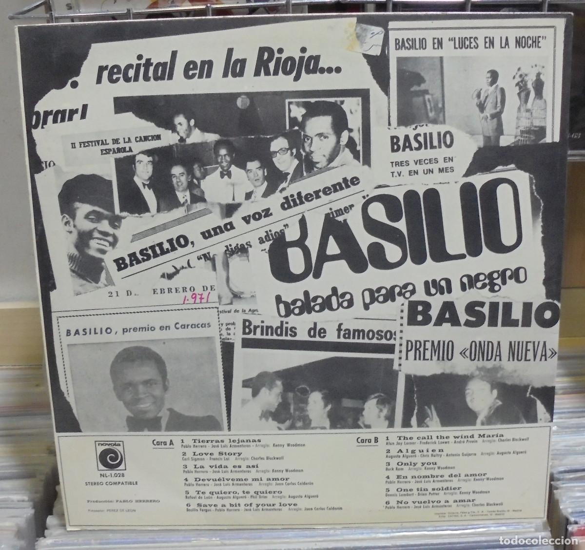 Discos de vinilo: Basilio. Novola 1971 -- LP - Foto 2