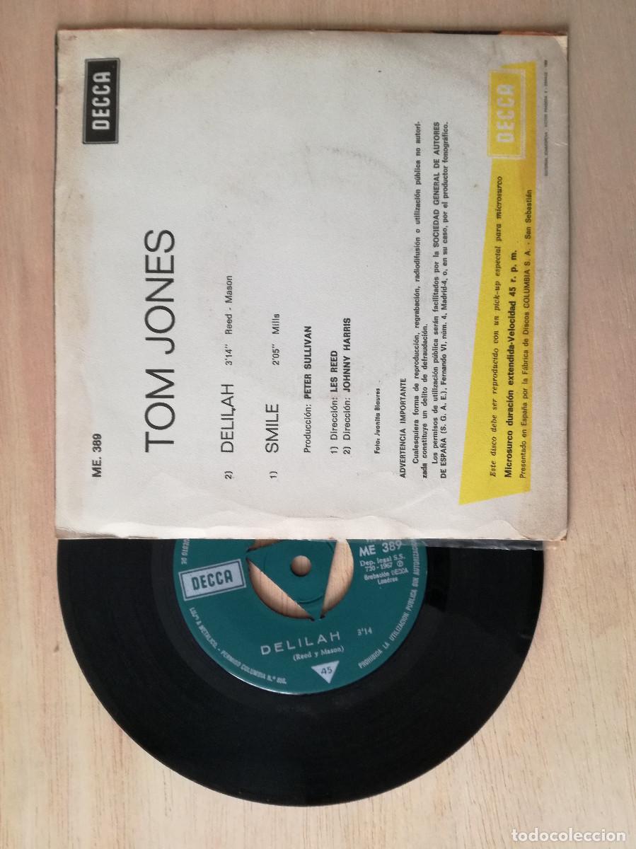 Discos de vinilo: TOM JONES - DELILAH - PEDIDO MINIMO 7&euro; - Foto 2