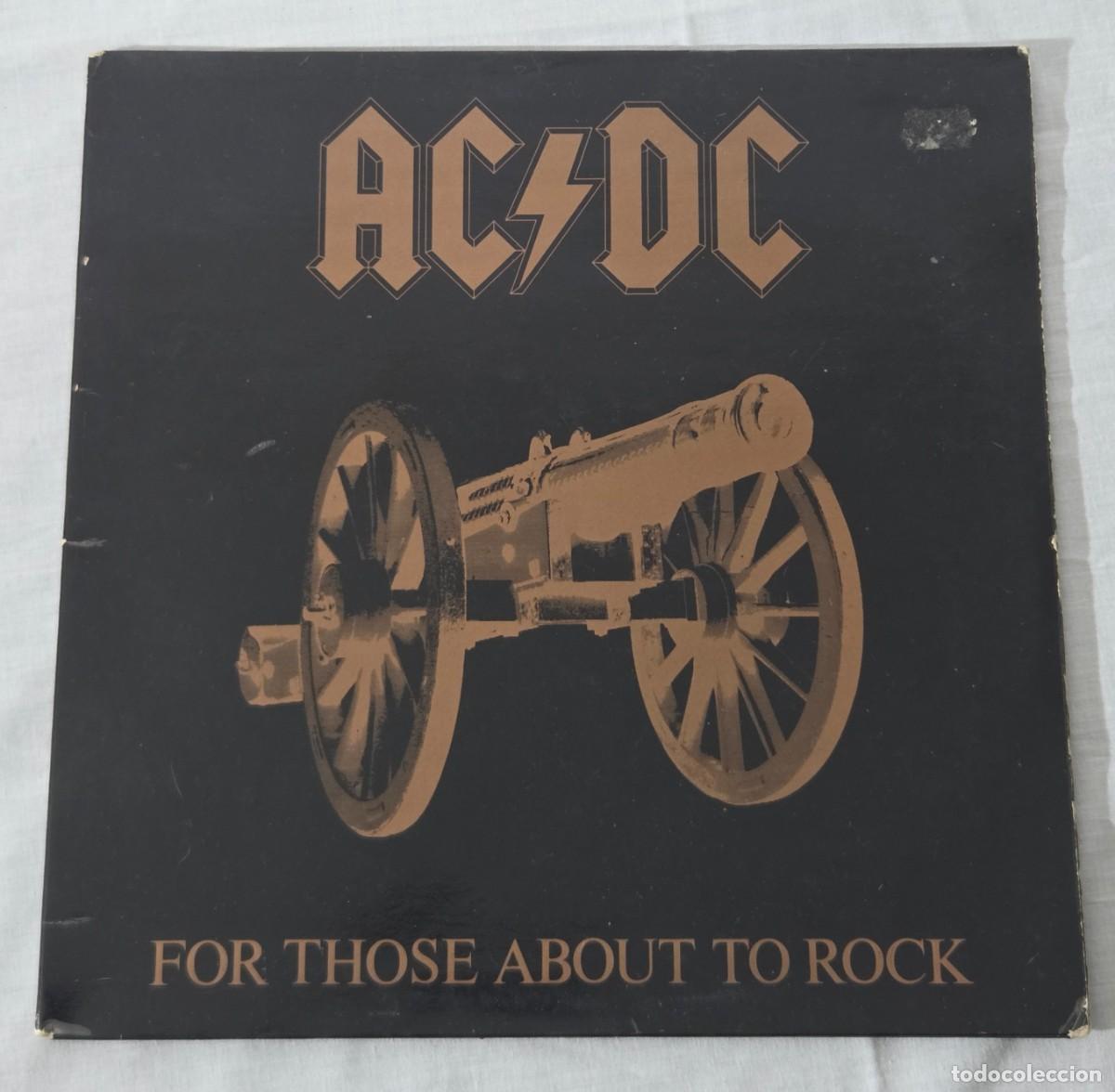 Discos de vinilo: LP Vinilo AC/DC for those about to rock, 1981 - Foto 1