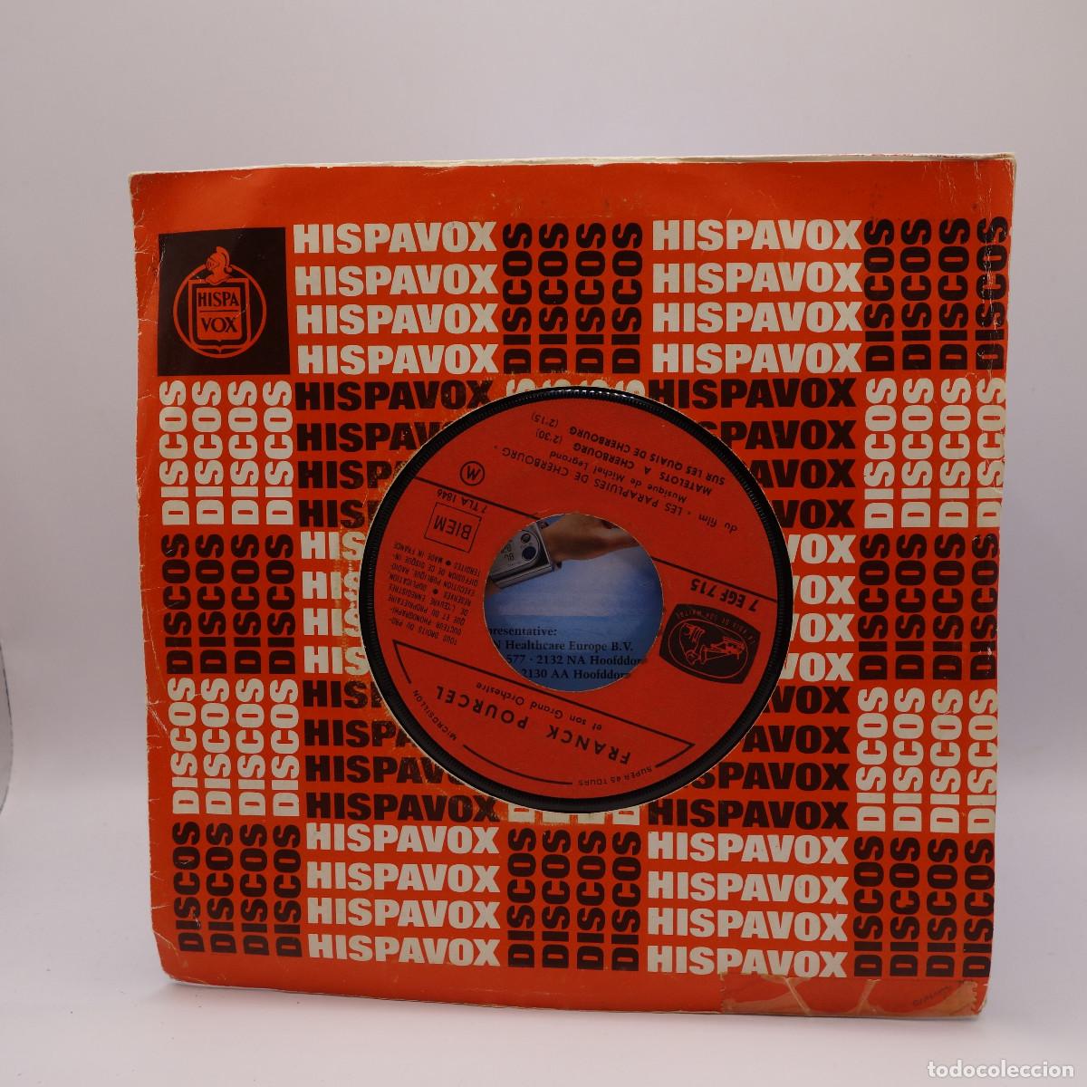 Discos de vinilo: FRANCK POURCEL - LES PARAPLUIES DE CHERBOURG - Foto 2