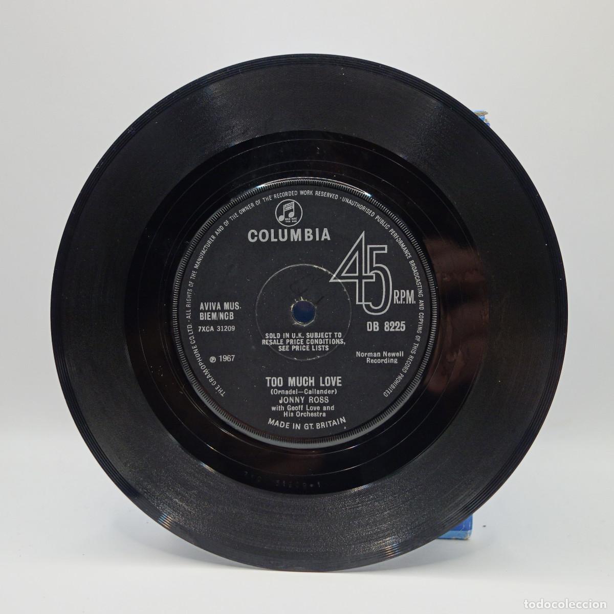 Discos de vinilo: JONNY ROSS - TOO MUCH LOVE - Foto 5