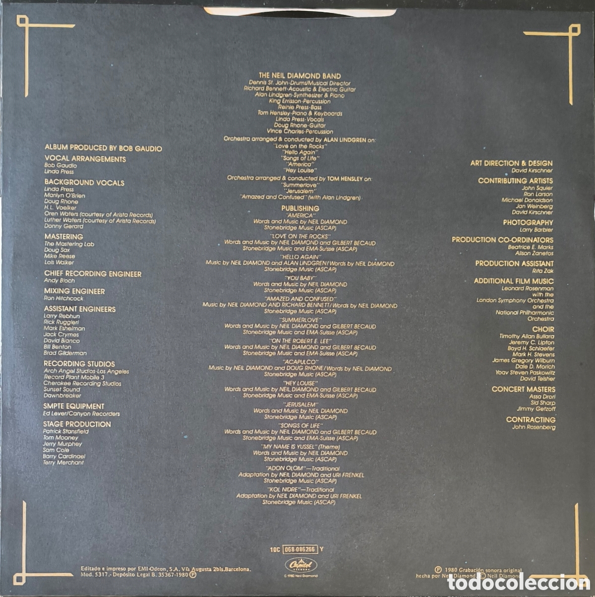 Discos de vinilo: THE JAZZ SINGER. LP. NEIL DIAMOND - Foto 5