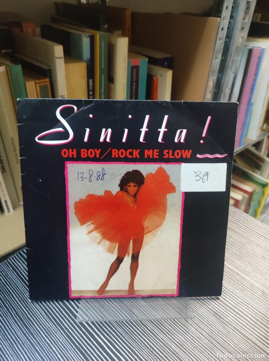 Discos de vinilo: Sinitta &ndash; Oh Boy / Rock Me Slow - Foto 1