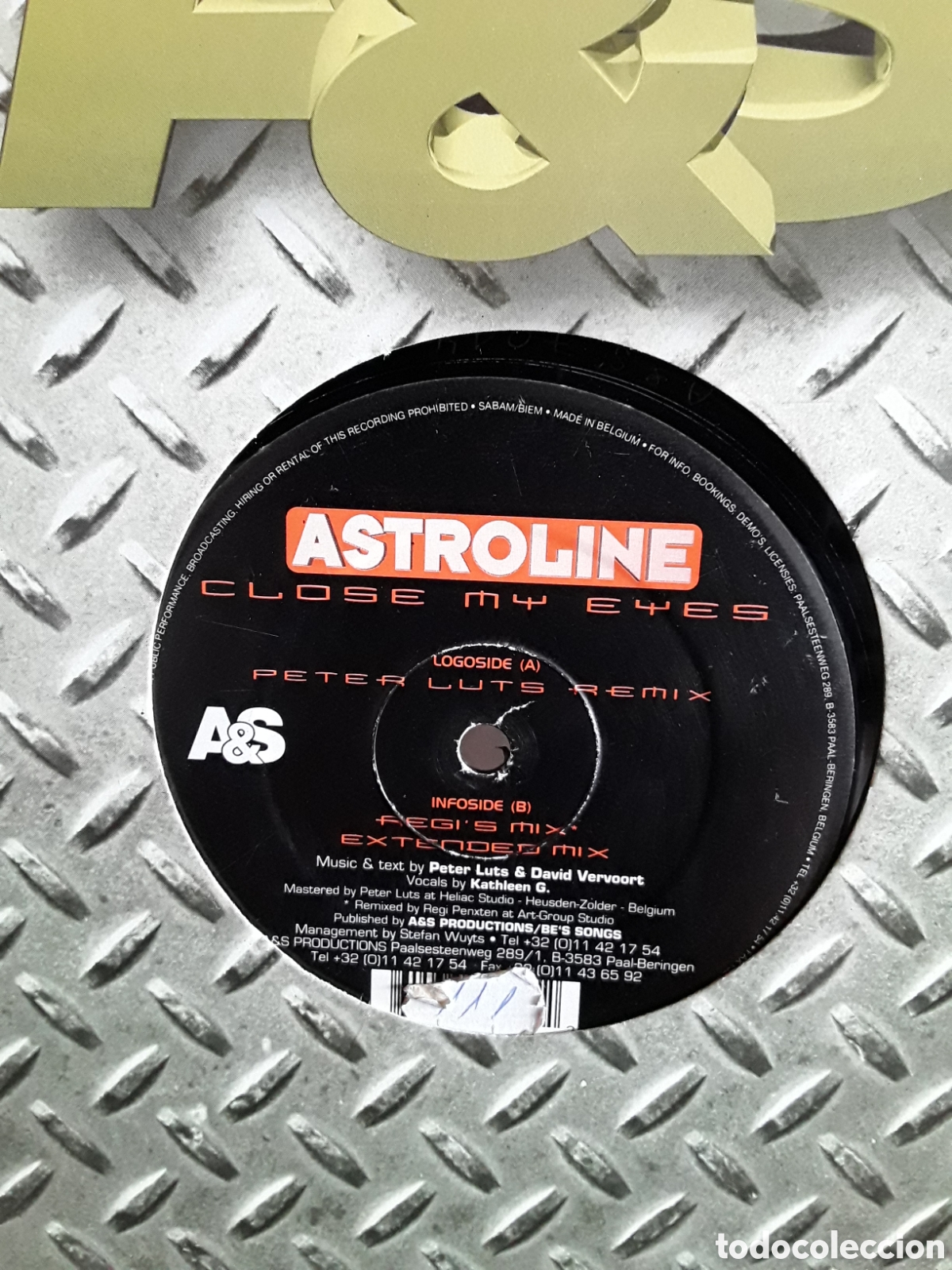 Discos de vinilo: Astroline &ndash; Close My Eyes - Foto 3
