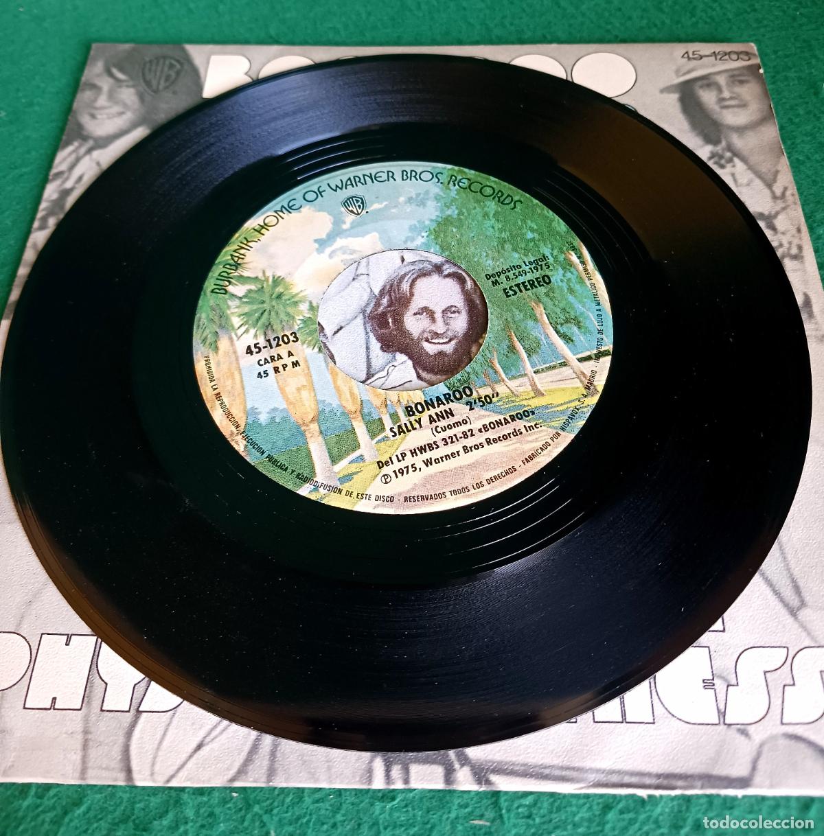 Discos de vinilo: DISCO VINILO SINGLE - BONAROO - SALLY ANN - HISPAVOX 45-1203 - Foto 3