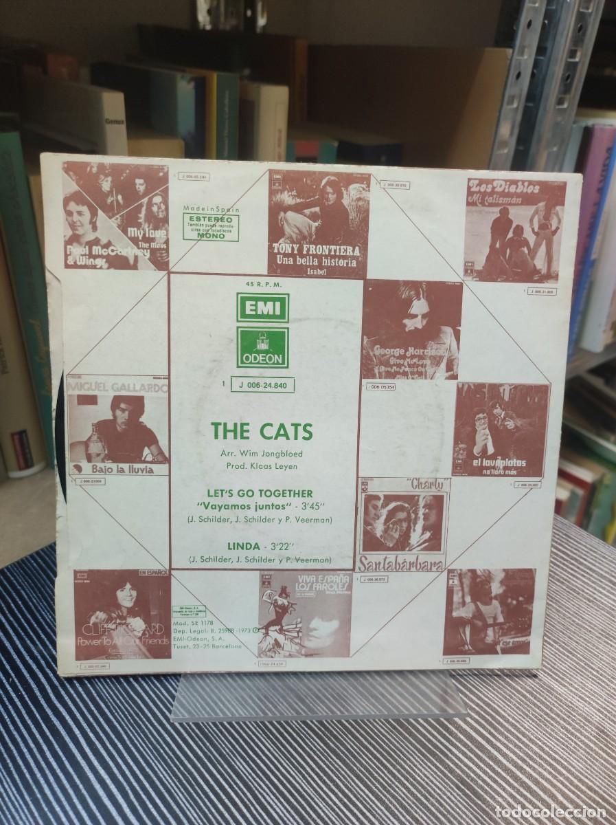 Discos de vinilo: The Cats &ndash; Lets Go Together / Linda - Foto 2