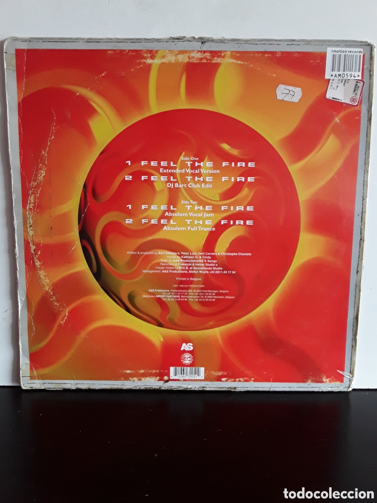 Discos de vinilo: Astroline &lrm;&ndash; Feel The Fire - Foto 2