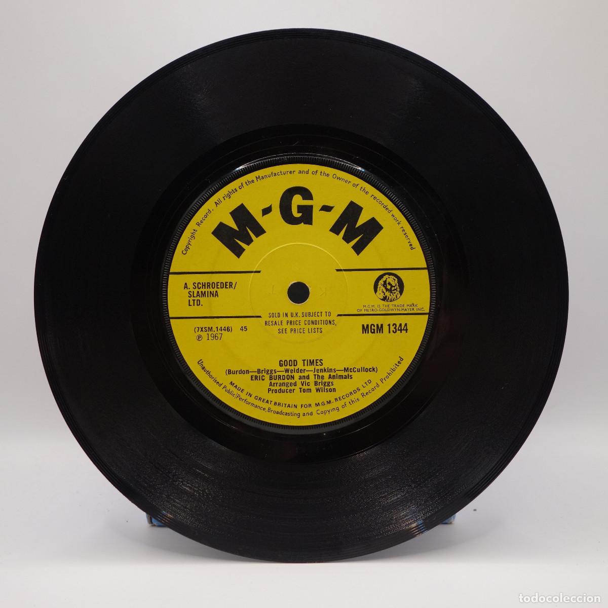 Discos de vinilo: ERIC BURDON AND THE ANIMALS - GOOD TIMES - Foto 3