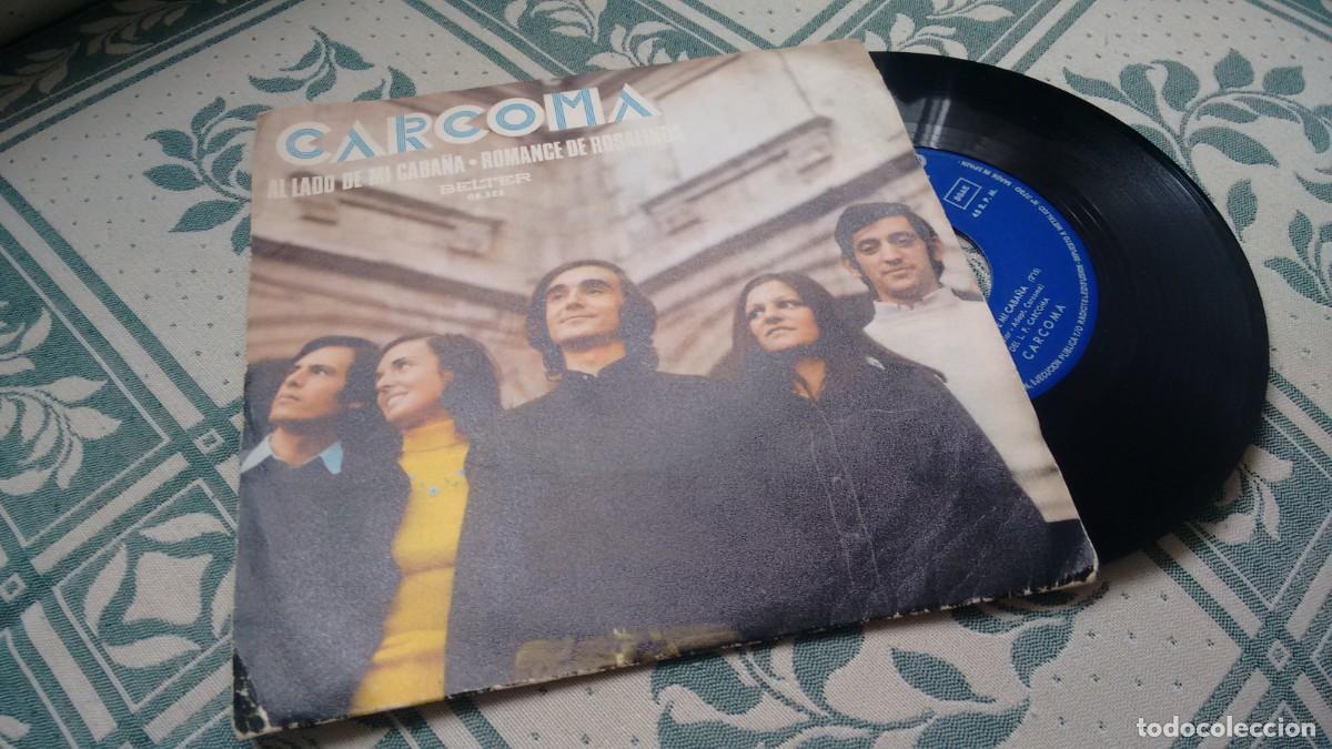 Discos de vinilo: Single ( vinilo) de CARCOMA a&ntilde;os 70 - Foto 1