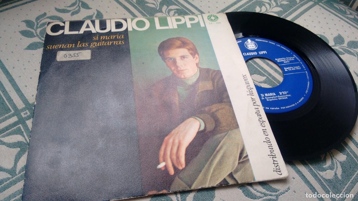 Discos de vinilo: Single ( vinilo) de CLAUDIO LIPPI a&ntilde;os 60 - Foto 1