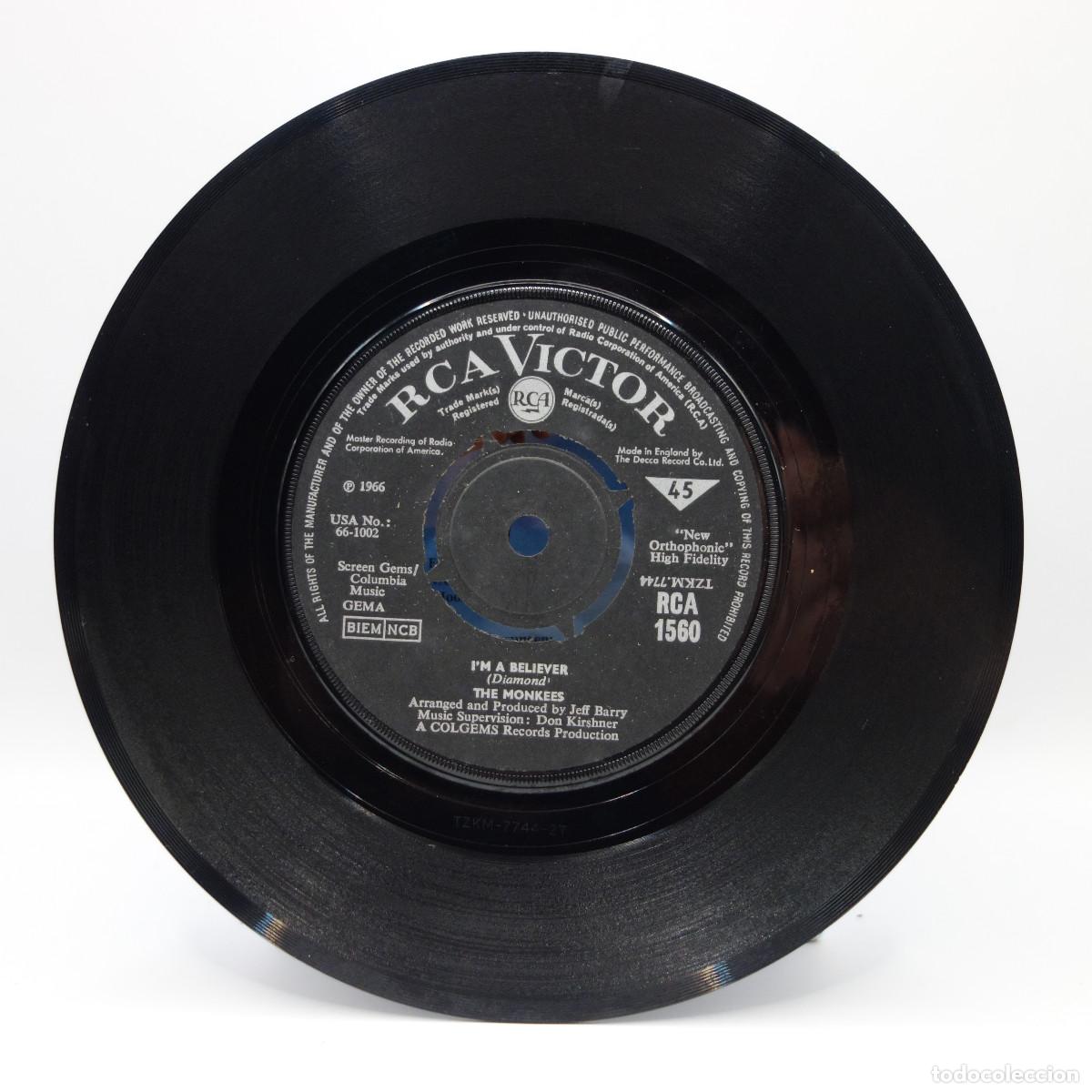 Discos de vinilo: THE MONKEES - IM A BELIEVER - Foto 3