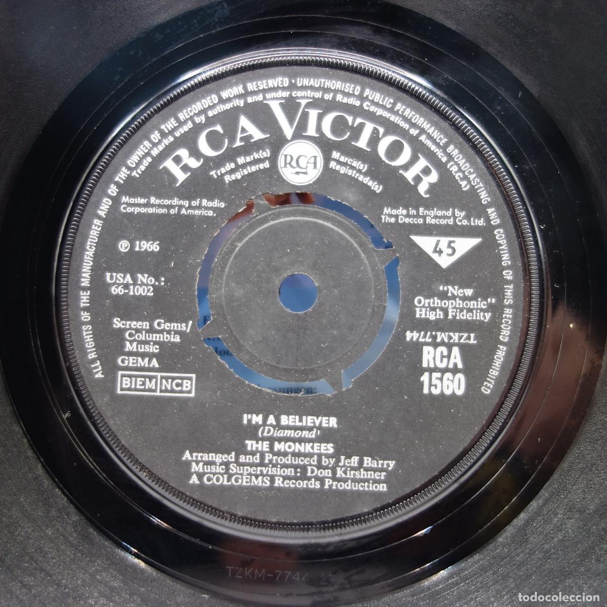 Discos de vinilo: THE MONKEES - IM A BELIEVER - Foto 4