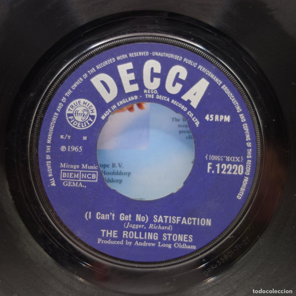 Discos de vinilo: THE ROLLING STONES - SATISFACTION - Foto 4