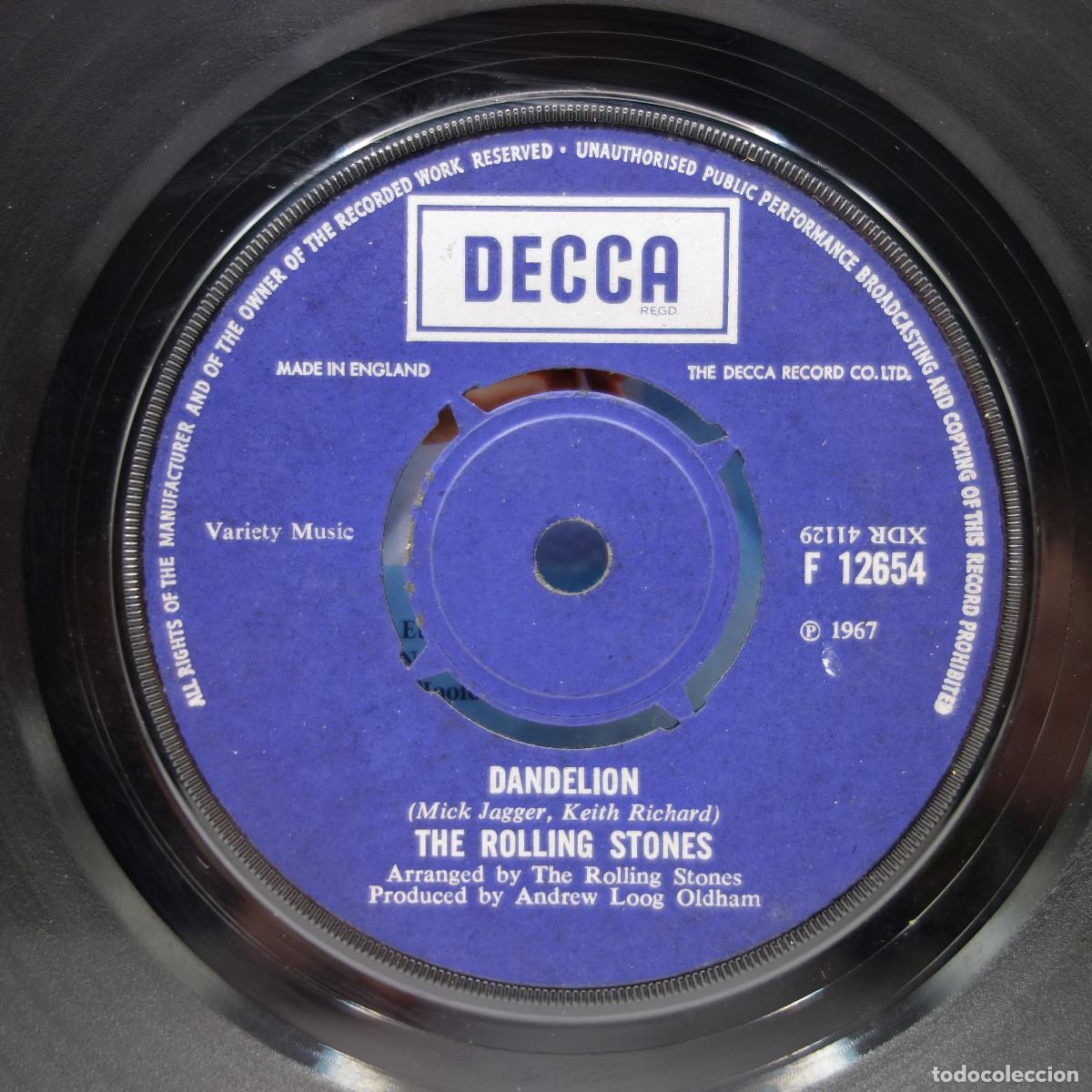 Discos de vinilo: THE ROLLING STONES - DANDELION - Foto 4