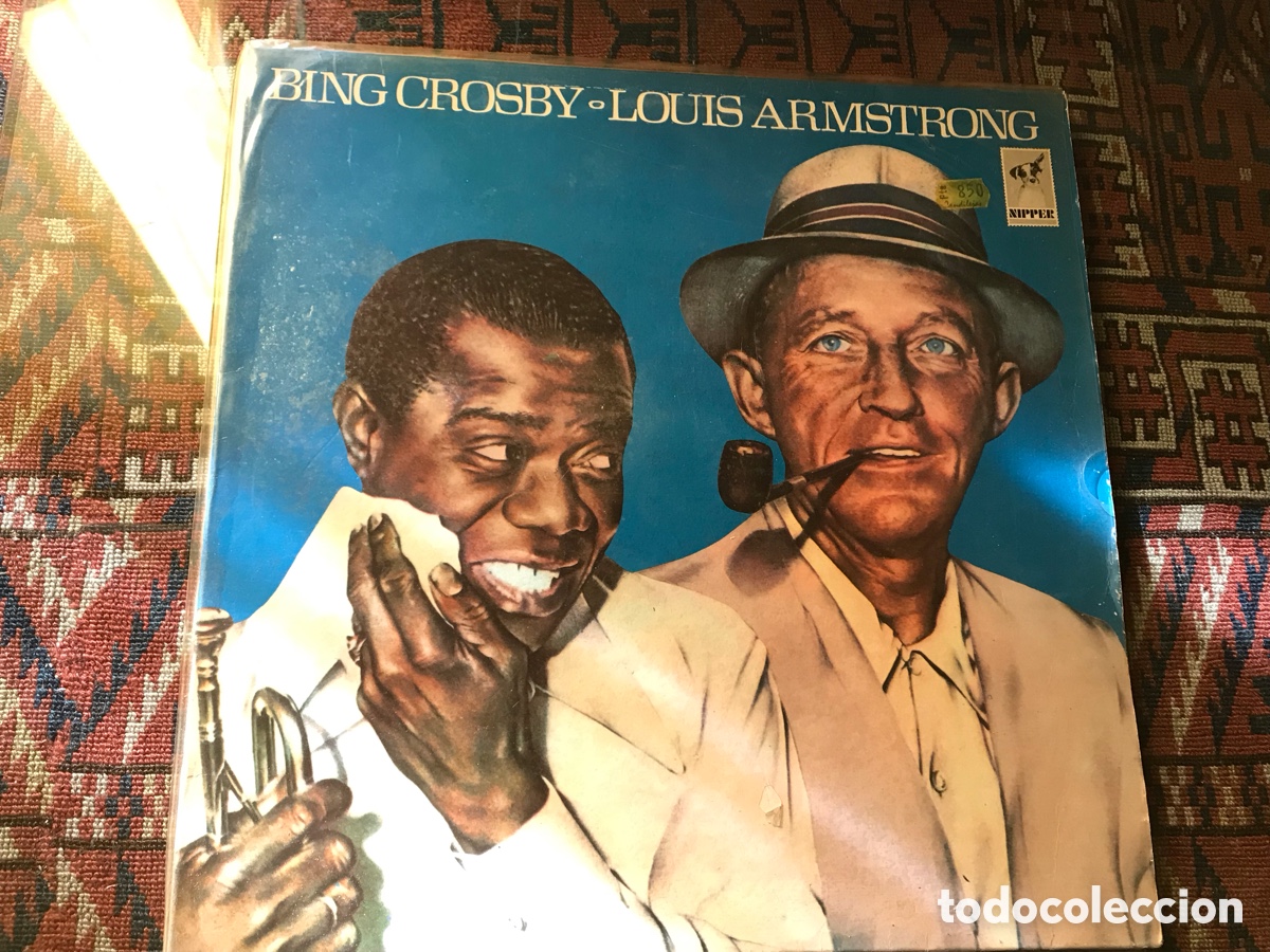 Discos de vinilo: Bing Crosby. Loqu&iacute;simo Armstrong - Foto 1