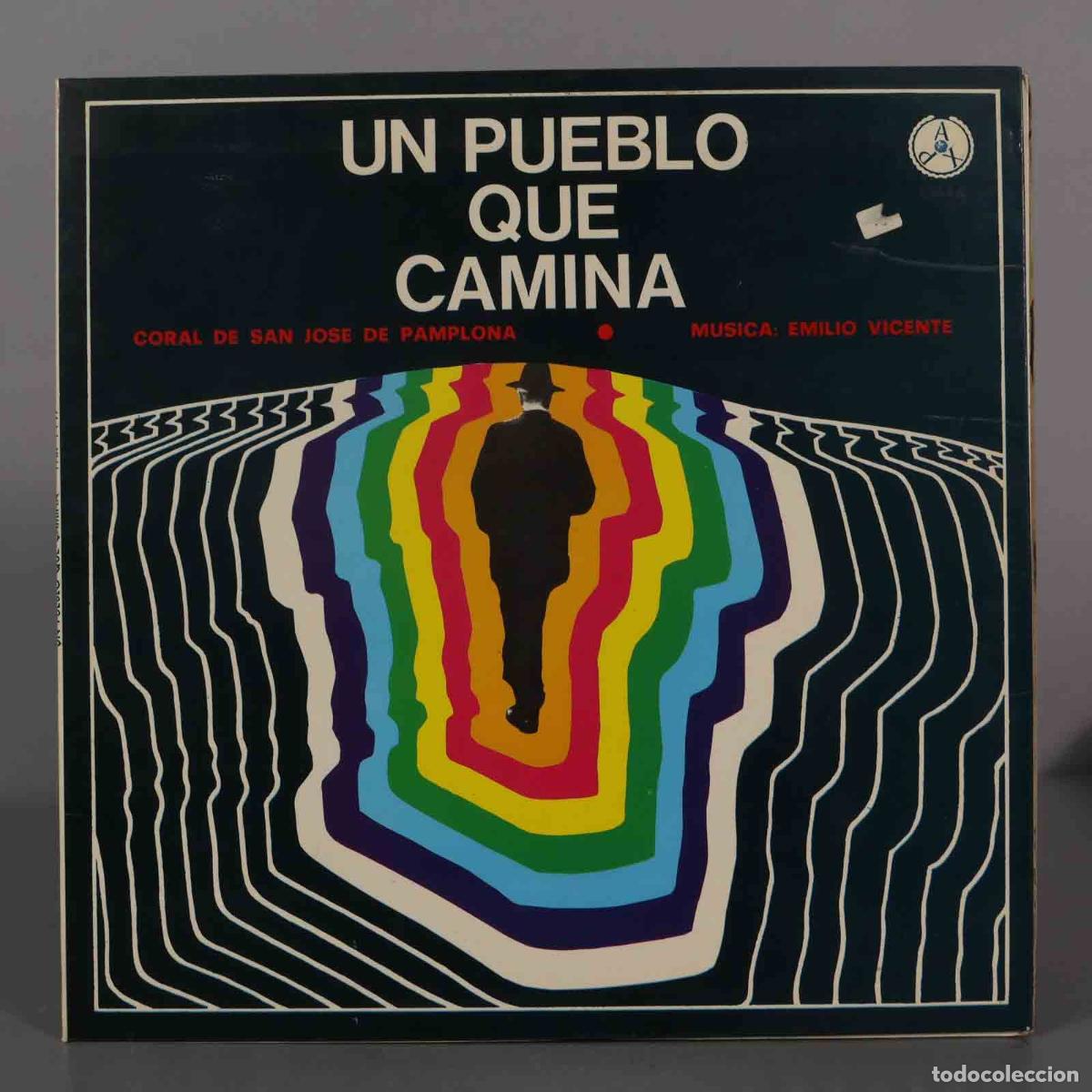 Discos de vinilo: LP. UN PUEBLO QUE CAMINA - Foto 1