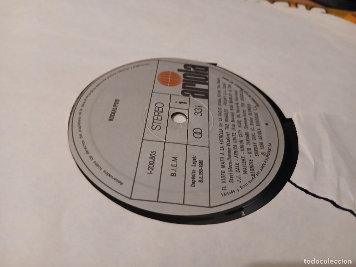 Discos de vinilo: LP ROCKALIPSIS - ROCK DE LOS 70/80 - Foto 2