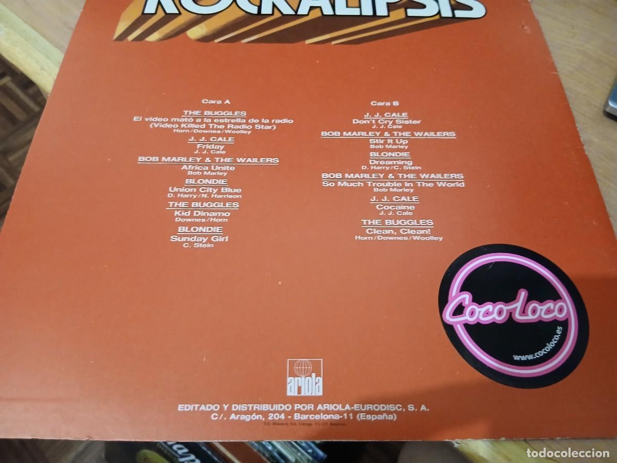 Discos de vinilo: LP ROCKALIPSIS - ROCK DE LOS 70/80 - Foto 3